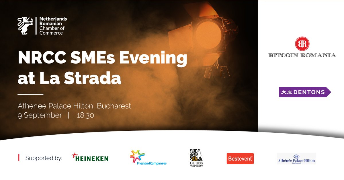 NRCC_ro's tweet photo. 🌟 We invite you on 9 September, to spent a special evening with your peers. And to enjoy a 4 course BBQ, which the Athenee Palace Hilton will prepare for us. 
📧 Register now at info@nrcc.ro
👉 More details: https://t.co/hM58vNeiZ3 https://t.co/bEyUCSdXO4