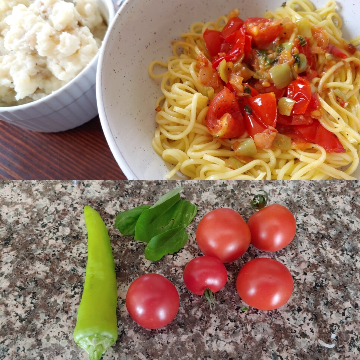 Staff wellness time/lunch/digital break is picking veggies from my garden and cooking lunch!
