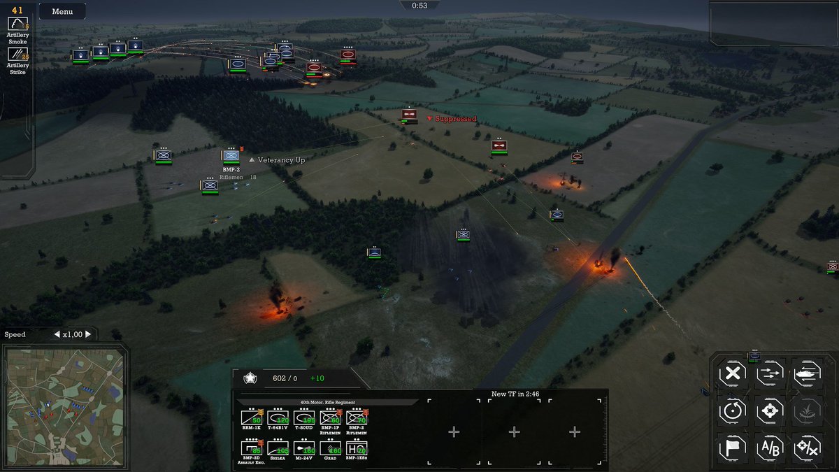 Flames are here so that you can still spot your unit at night or in a storm. Because Regiments has fully customizable weather & time of day, with changing conditions affecting luminosity dramatically. These are gameplay visual cues. It ain't amateurism. It's smart game design 3/3