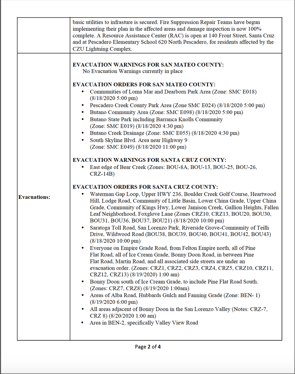 caljfd's tweet photo. #CZULightningComplex fire is 85,467 Acres, and 46% contained as the @CALFIRECZU incident report states. @CALFIRECZU Is working hard to contain the fire. View the incident report below. https://t.co/tphCD5nmkI