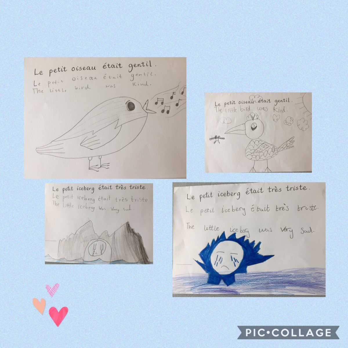 In French today, @KpsMrlewis @MissCowanKPS all our Primary 4 children @KnightsridgePr1 learned some phrases linked to #thelittleiceberg @connectedbaby @1plus2_WLC 
We were so impressed with them! 💚💛