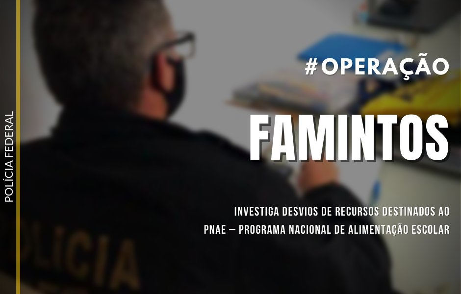 PF deflagra a 4ª fase da #Operação Famintos, em Campina Grande/PB, para investigar desvios de recursos destinados ao PNAE – Programa Nacional de Alimentação Escolar.
Saiba mais: bit.ly/3lEiSDX
