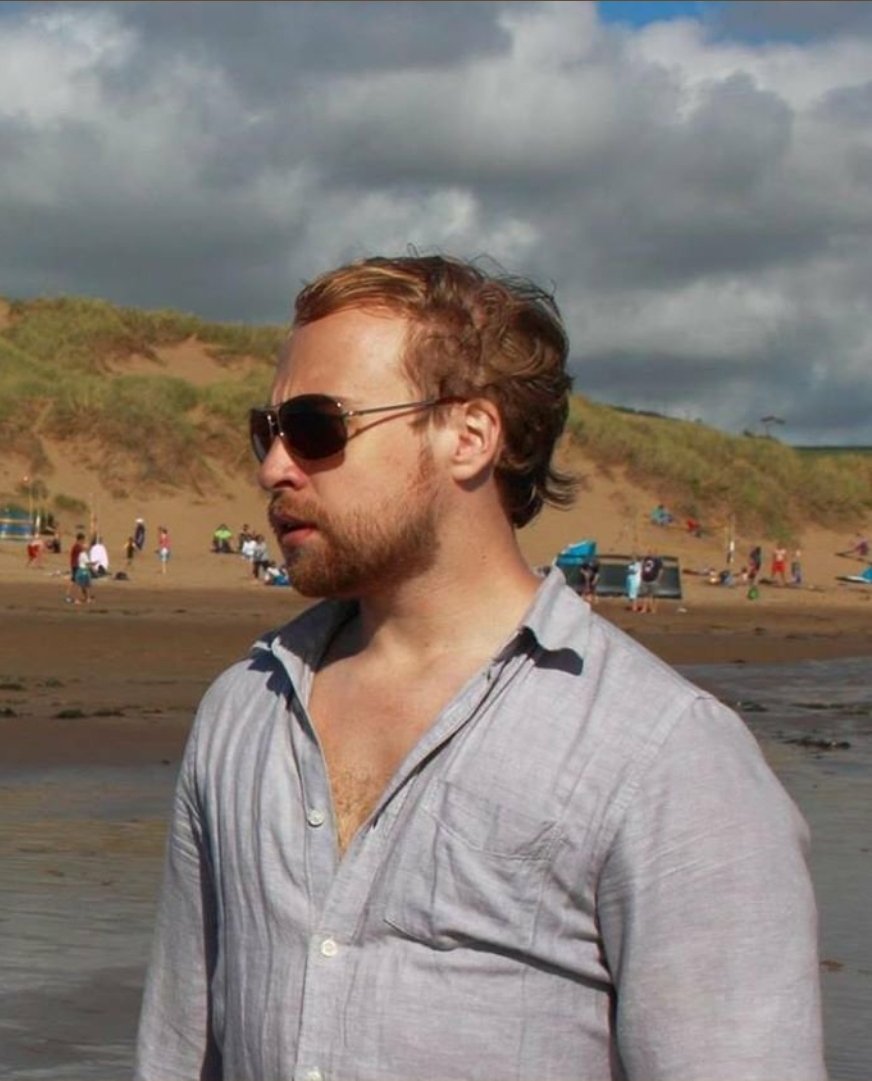 Next... Dan Clark ( @DanClar92618275) is studying for a part time Professional Doctorate in  @UoGEducation. He& #39;s currently 1 year into his research, which looks at   #crisis   #pedagogy!