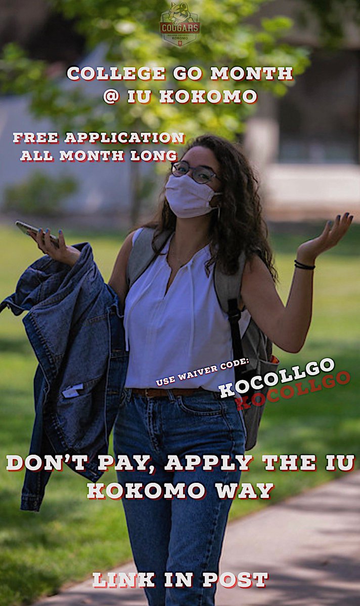 HS Seniors, here’s your chance to apply to IUK for free! Tag a senior! #MyIUK iuk.edu/admissions/app…
