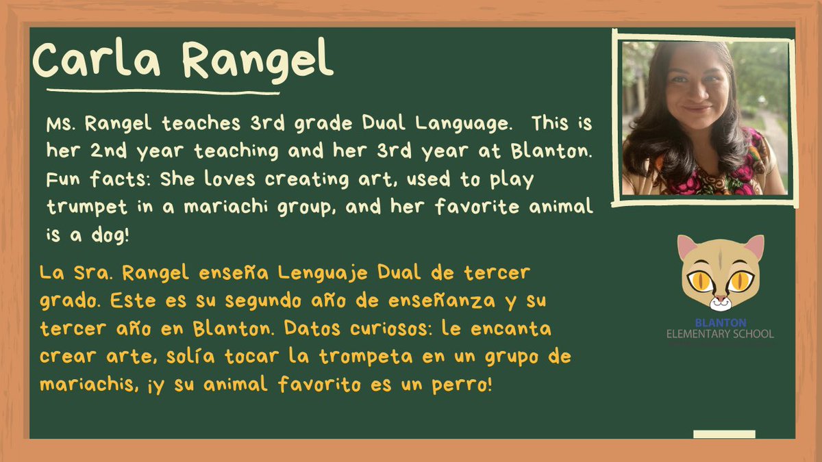 Meet part of our FABULOUS 3rd grade team!! <a href="/BlantonElem/">Blanton Elementary</a> <a href="/vcboneal/">Victoria O'Neal</a> <a href="/MsDRuiz/">Daniela Ruiz</a>