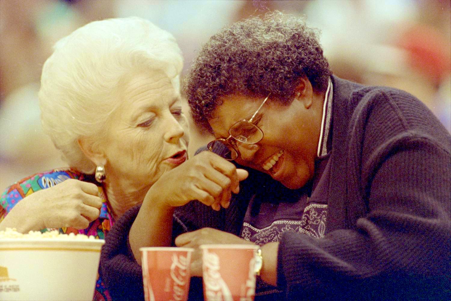 Happy Birthday Ann Richards...would love to know what you were saying to Barbara Jordan.. 