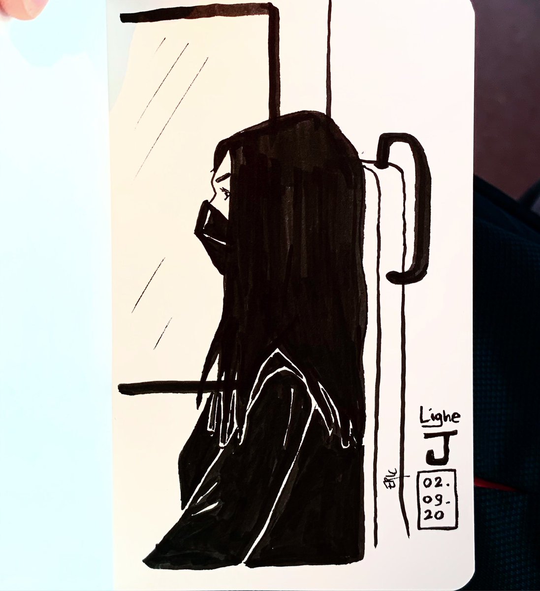 Contrasté.
#illustration #dessin #train #paris #sncf #usk #urbansketchersparis #uskparis #urbansketchers #sketching #sketchbook