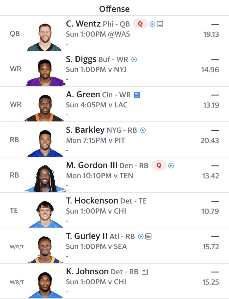 AfternoonsWIP's tweet photo. Which member of Marks and Reese has the best starting lineup from our WIP league draft last night? 

@Ike58Reese (photo 1)
@JonMarksMedia (photo 2)
@JackFritzWIP (photo 3) https://t.co/bW0O3L6aV8