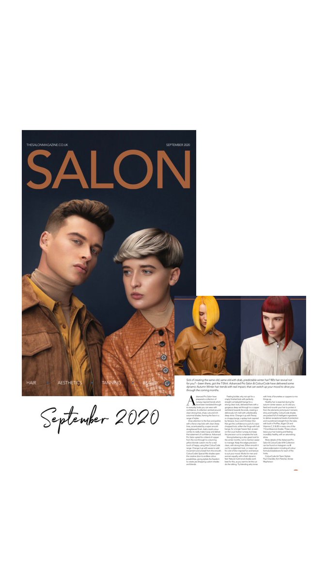Have you got your hands on our September issue yet? Keep an eye out for our latest cover from the fabulous <a href="/AdvProSalon/">Advanced Pro Salon</a> 😍