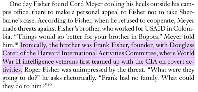 Cater had co-founded CIA fronts, National Student Ass'n (with which Klein's NY Mag colleagues, Clay Felker and Gloria Steinem had worked) and Harvard Int. Activities Committee, and spent 14 years at CIA magazine, The Reporter. 9/ https://twitter.com/paulkleinfancam/status/1276634744155930624