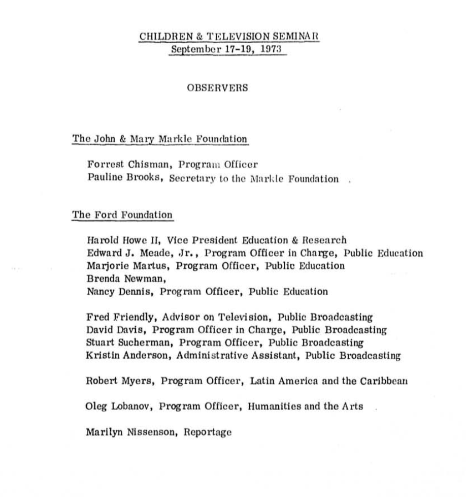 Bundy also brought Paul Klein to the Ford Foundation as a consultant a few years later.Curiously, this period saw the exodus of 3 of the most powerful men in network media, paralleling the defense-to-CATV pipeline. 17/