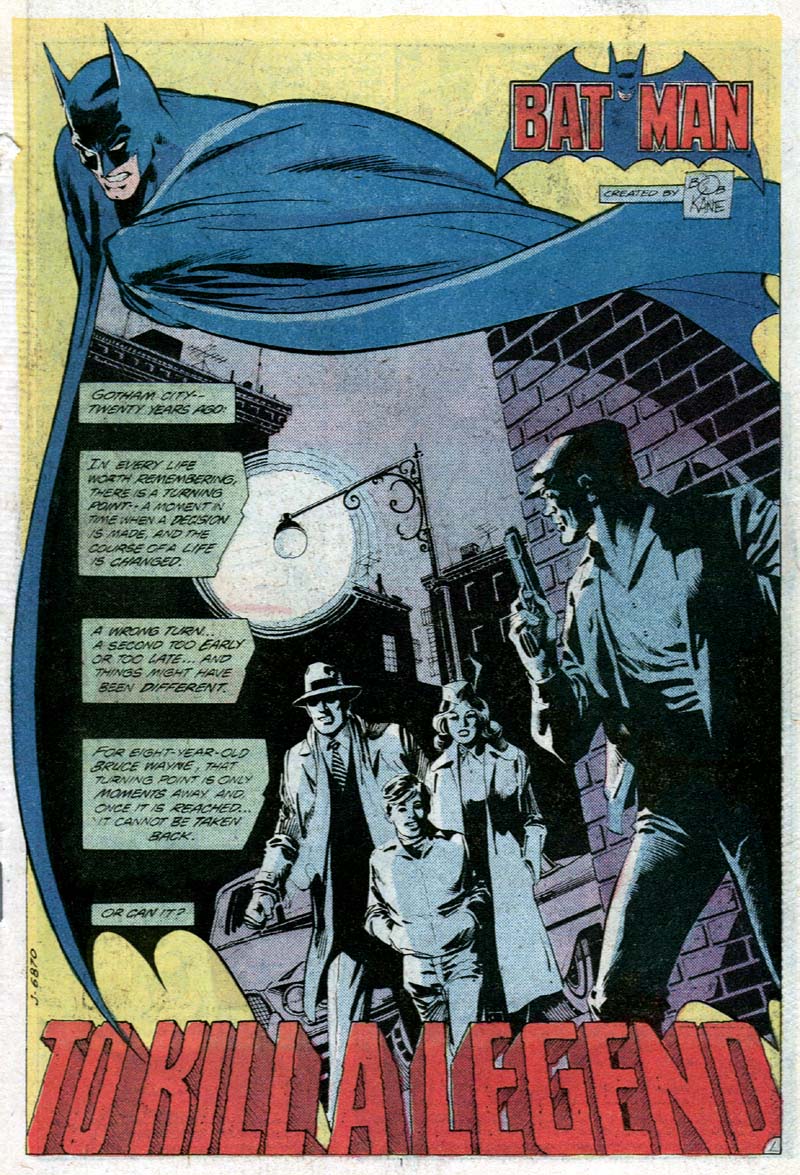 Hi your human I have to assume you like Batman. Most people do, and I have to assume you might want to read good Batman stories? Well today we are going to kill a Legend. One of to me the top 10 Batman stories of time, also fuck Bob Kane.