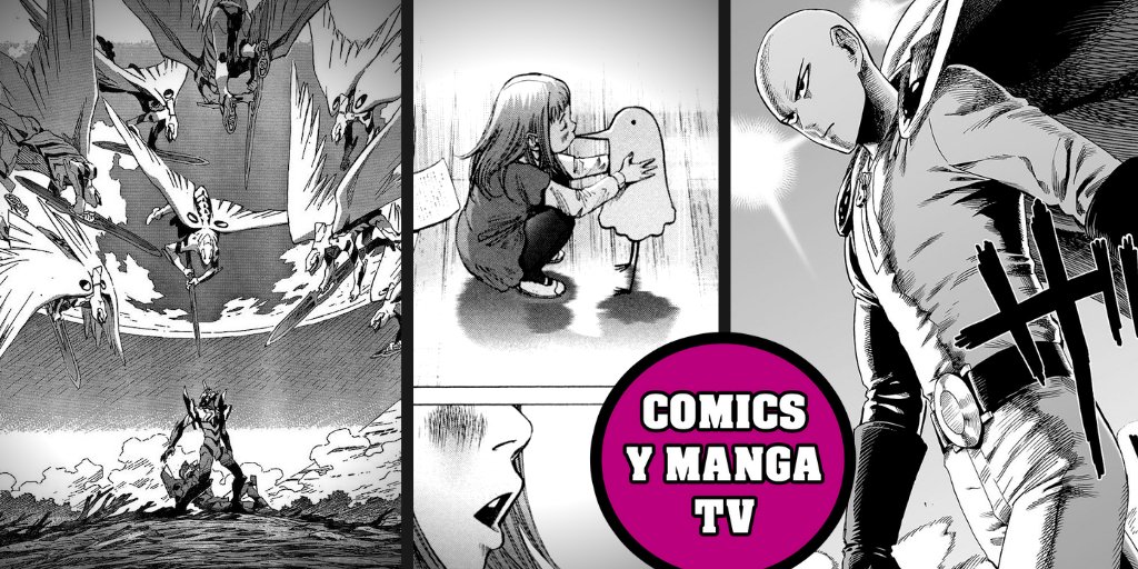 Comicsymangatv's tweet photo. HOY A LA NOCHE NUEVO VIDEO ❤ Los 10 mejores #manga de la DECADA 2010-2020. No se lo pierdan! #OnePunchMan #neongenesisevangelion #oyasumipunpun https://t.co/DwpRGbwqg6