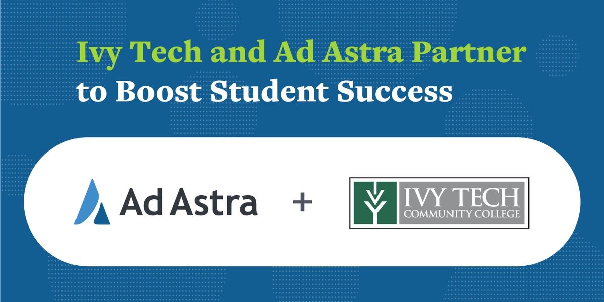 We're excited to team up with <a href="/IvyTechCC/">Ivy Tech</a> to boost #studentsuccess with course scheduling analytics! Learn more about our partnership here: hubs.ly/H0vsv0_0