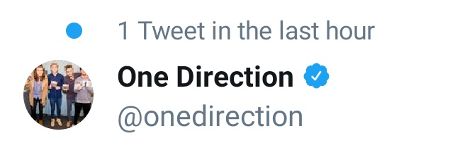 on the 22nd at 2:00 PM bst one direction tweeted for the first time in two years and  #10YearsOfOneDirection   and  #ThankYouHarry was trending.