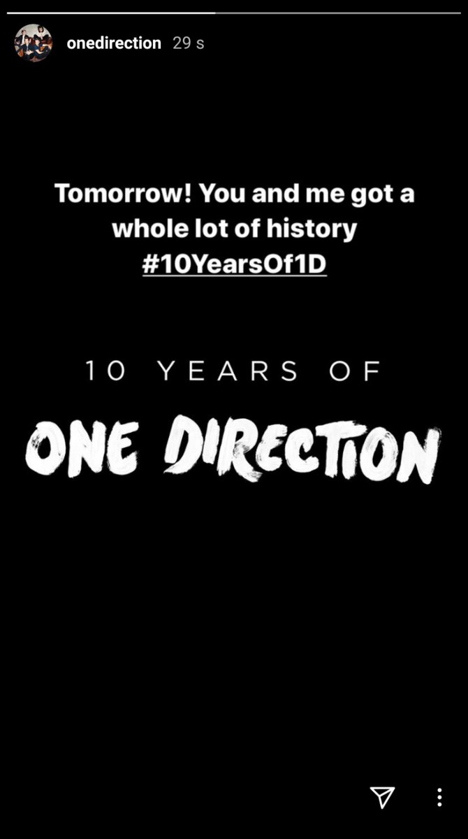 on the 22nd at 2:00 PM bst one direction tweeted for the first time in two years and  #10YearsOfOneDirection   and  #ThankYouHarry was trending.