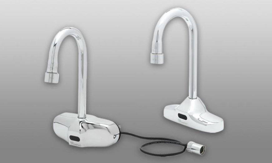 Perlick's tweet photo. Perlick has a brand new line of electronic TOUCHLESS faucets for extra sanitation. 🚰 They are the ONLY FAUCETS* that will fit 100% of the time under a standard height bar. https://t.co/HiEY9Luzi6
#gathersafely #touchlessfaucets #inthistogether
(*In most typical bar applications) https://t.co/VfFglNyz6i