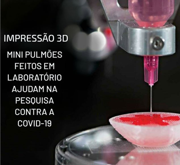 ColunaHighTech's tweet photo. #Bioimpressão3D: a #tecnologia está ajudando a #medicina na pesquisa por uma cura ou tratamento para a #COVID19. #Cientistas do Instituto de Medicina Wake Forest, nos #EUA, estão usando um processo de #bioprinting para criar pequenas réplicas de órgãos #humanos https://t.co/xkXDWUl2v4