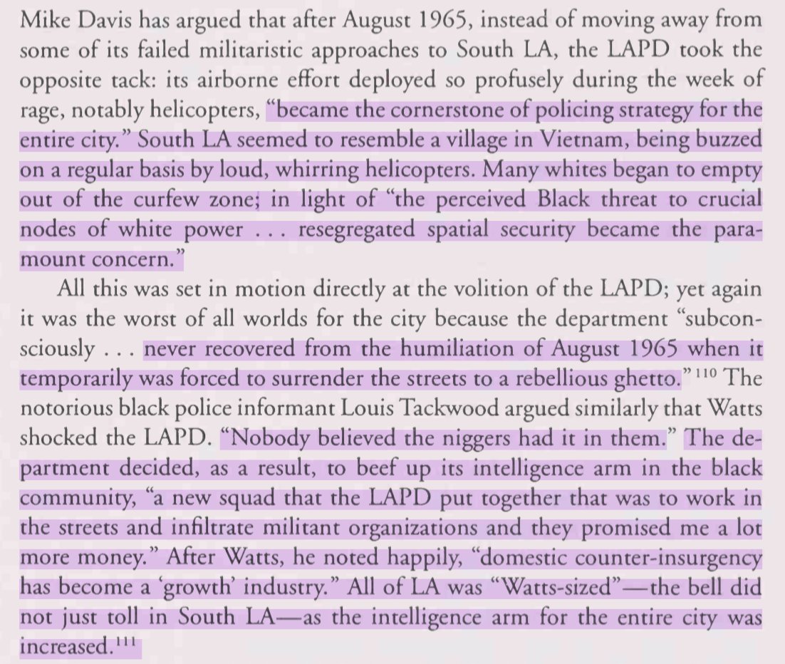 What led counterinsurgency vanguardists and spook network executives like Paul Klein to all converge at the same time in the realm of cable TV and public b'casting? Black uprisings in cities across the US had opened a new front in the counterinsurgency: the American ghetto. 32/