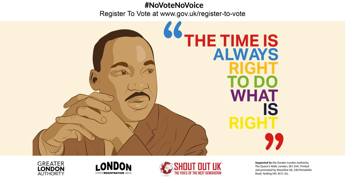 Shoutout_UK's tweet photo. 83% of Londoners from a black ethnic background are registered, compared to 94% of eligible White British Londoners. 

All voices must be heard, so #RegisterToVote now at https://t.co/JgRCnzzCmQ #NoVoteNoVoice https://t.co/98lhAyrEda