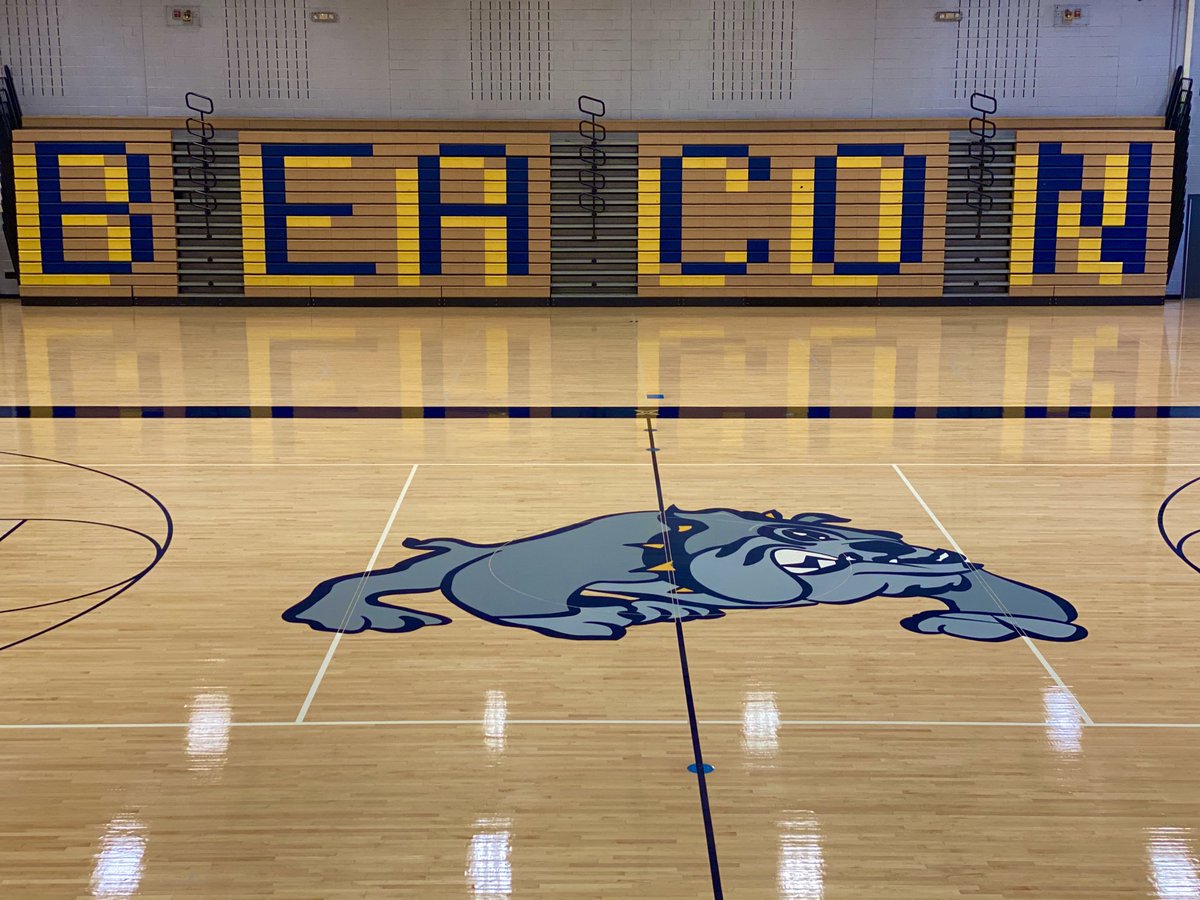 Nothing like the sounds of squeaky sneakers on a freshly painted gym floor. Thank you 2 all who made the BHS gymnasium ready 2 welcome our BULLDOGS back!