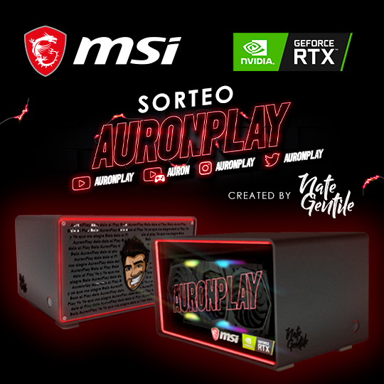 MSI Gaming España (@msi_es) on Twitter photo ⚠️SORTEAZO⚠️
¿Te gusta <a href="/auronplay/">Auron</a>? ¿Y <a href="/nategentile7/">Nate Gentile</a>?
Pues no puedes dejar pasar la oportunidad de ganar este flipante MOD Powered by MSI y <a href="/NVIDIAGeForceES/">NVIDIA GeForce ES</a>
👉👉gleam.io/OYDcu/msi-x-au… ⚠️SORTEAZO⚠️
¿Te gusta <a href="/auronplay/">Auron</a>? ¿Y <a href="/nategentile7/">Nate Gentile</a>?
Pues no puedes dejar pasar la oportunidad de ganar este flipante MOD Powered by MSI y <a href="/NVIDIAGeForceES/">NVIDIA GeForce ES</a>
👉👉gleam.io/OYDcu/msi-x-au…