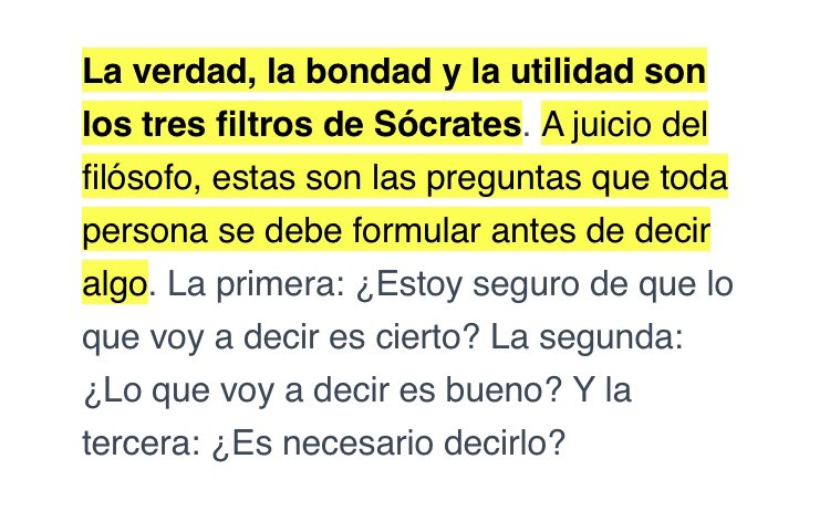 viviana_yris's tweet photo. Antes de abrir la boca usemos los 3 filtros de Sócrates.... #kabalatools 💖😻 https://t.co/ud8oFLK3kj