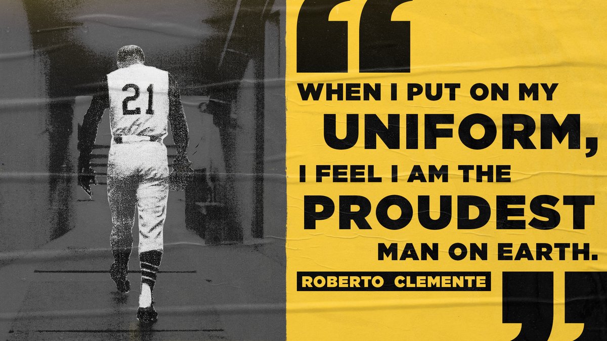 A fitting tribute for The Great One. Pirates announce we will wear the jersey number 21 on Roberto Clemente Day. READ: atmlb.com/2Gib8XL