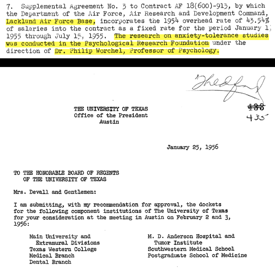 Philip Worchel, the psychologist who led the study, has some  ties to MK-ULTRA too. He conducted psych studies at Lackland AFB while the notorious Louis "Jolly" West was head of psychiatry there and doing MK-ULTRA experiments on unwitting subjects. 30/  https://twitter.com/DabSquad_Slank/status/1137504018165587968