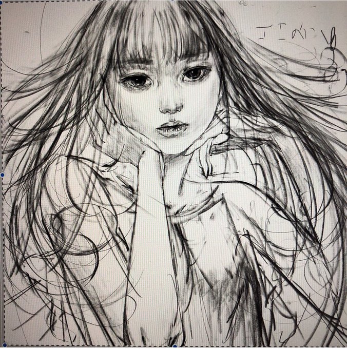 完成までに変わりすぎシリーズ
下書き→書き直し→完成 