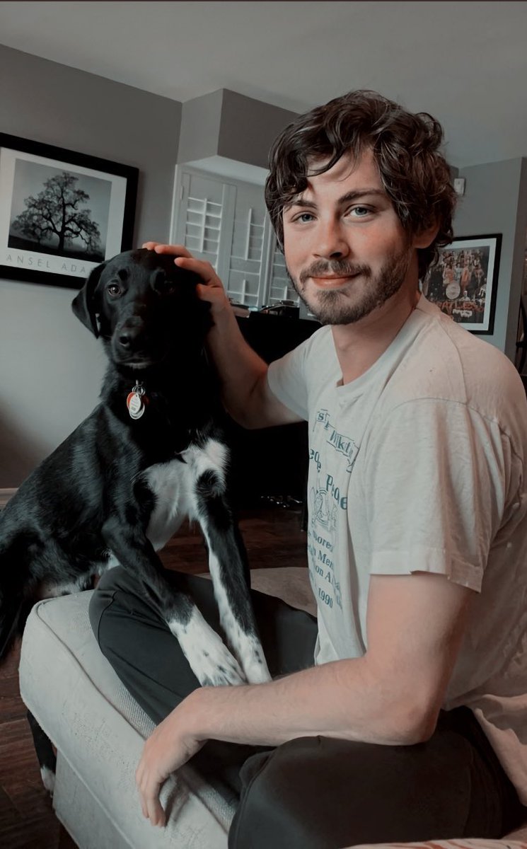 Logan Lerman 💙 his hair 😱😍