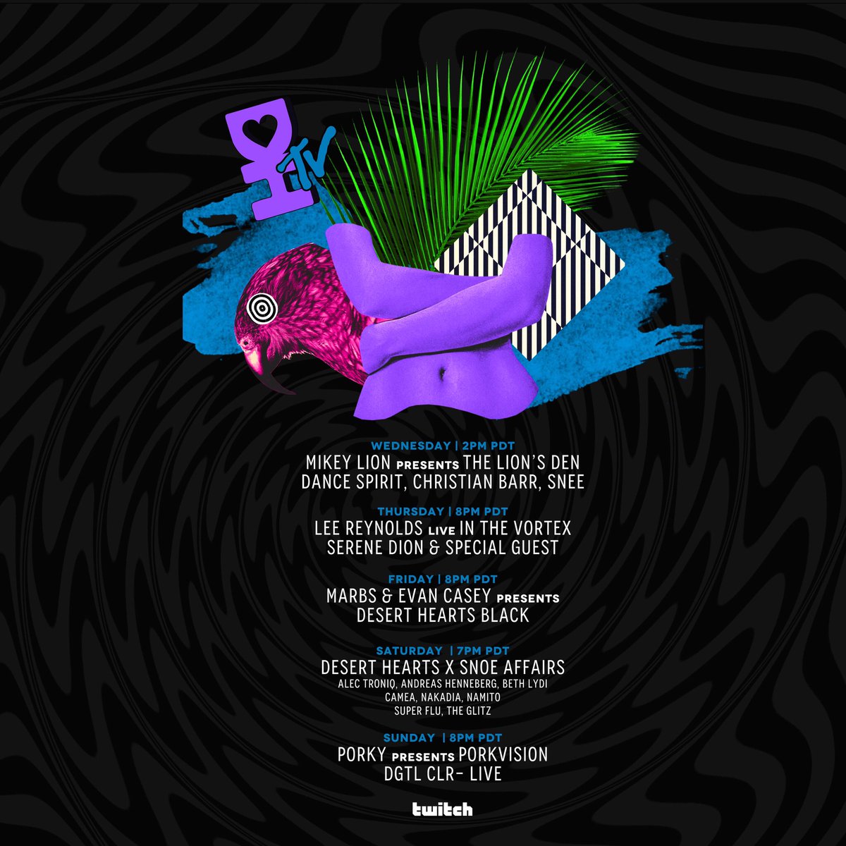 Good times. Good friends. Good tunes. Meet us on the digital dance floor and get your fix of House, Techno, &amp; LOVE 🤩 #DHtv