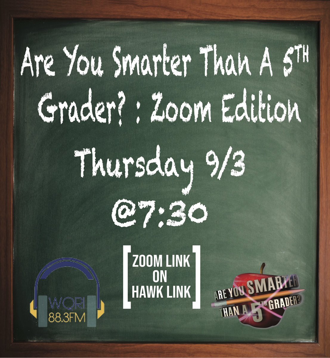 WQRI883's tweet photo. Tune in with WQRI to play this fun and fantastic quiz game show for prizes! https://t.co/stmWyIco6m