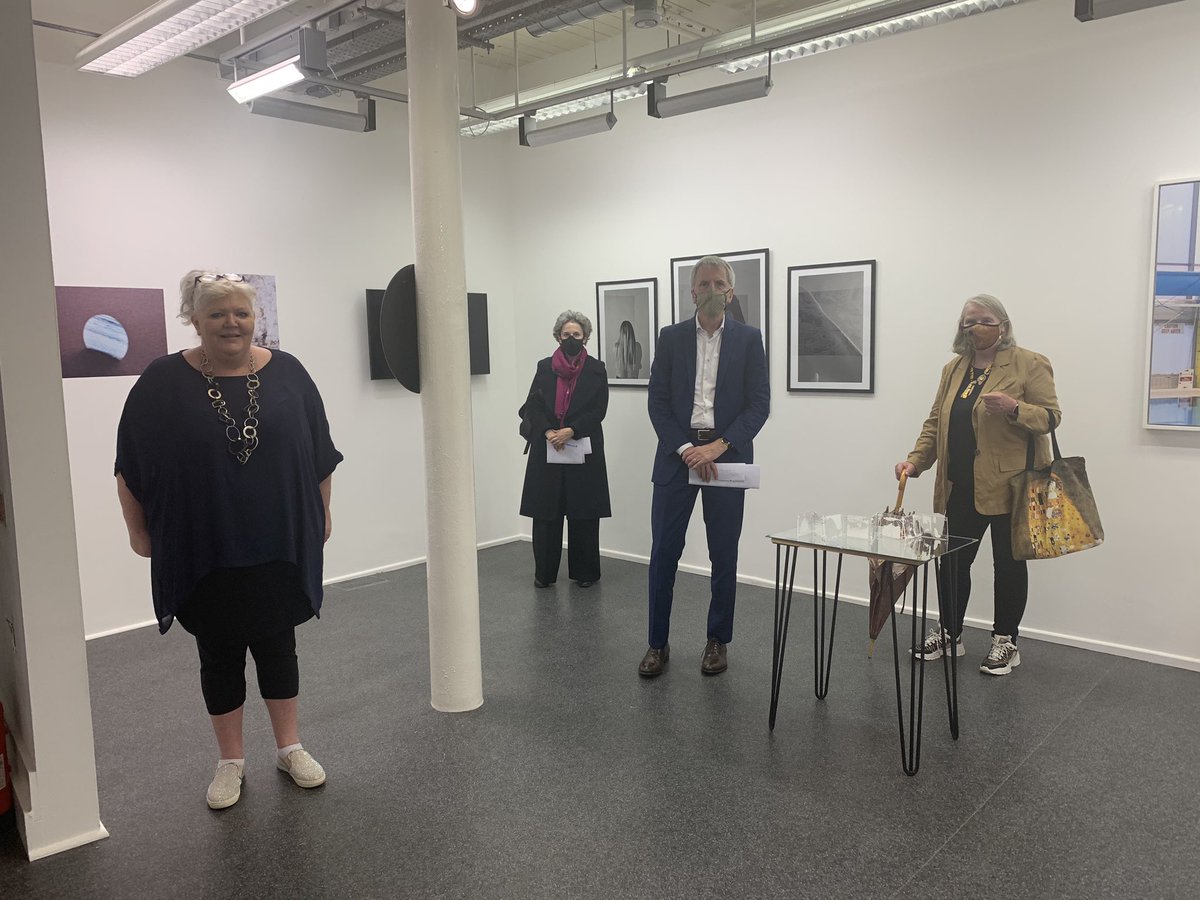 newbelfast's tweet photo. Infheistiú don todhchaí. Amazing artwork on show from graduate &amp; masters students at Belfast Art School in @TheMACBelfast &amp; @BelfastExposed Visiting with Acquisitions Panel from @ArtsCouncilNI Particularly moved by work of Aoife Herrity &amp; @XanthePhoto 🙌🙌👏👏🎨🥊 https://t.co/Cp2V8z41yi