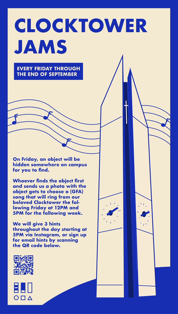 gfuactivities's tweet photo. Check out hints posted on our Instagram Stories on Fridays at 5pm, or sign up to get them emailed directly to your inbox (link in bio). 🔊 https://t.co/scsi6RE9rF