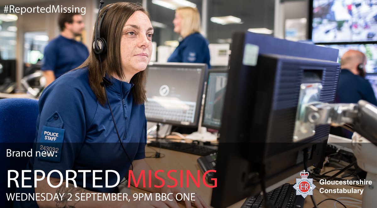 Glos_Police's tweet image. Will you be watching #ReportedMissing this evening? The fly-on-the-wall documentary series provides a unique insight into the challenges of modern day policing. Tune into @BBCOne at 9pm to watch the final episode of the series.