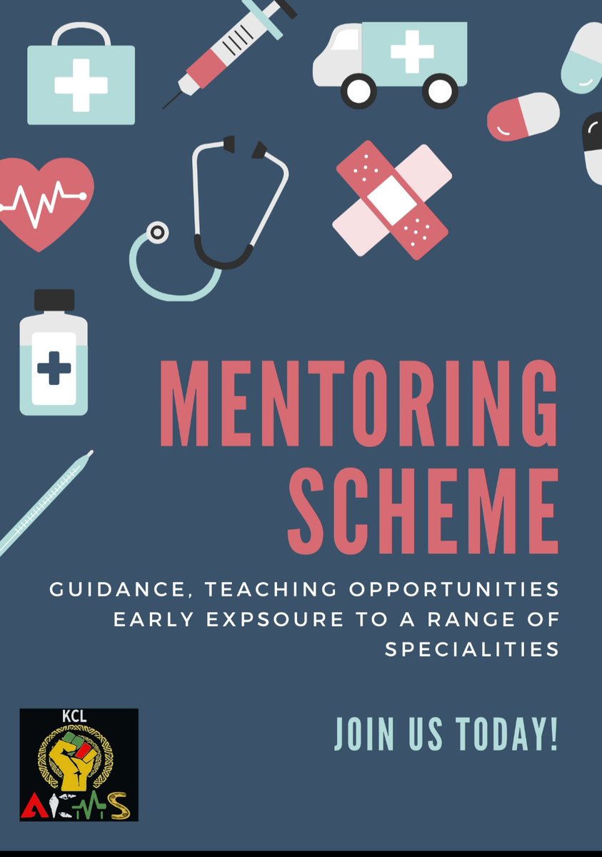 🚨 The KCL ACMS Mentoring Scheme aims to match King’s College London African Caribbean Medical Students from 2nd year to 5th year with African Caribbean Doctors. 

Sign Up Here: docs.google.com/forms/d/1aeZY0…