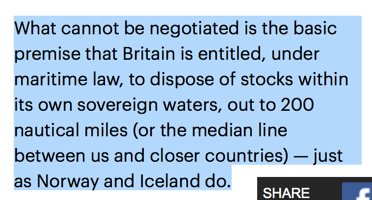 There is also the problem that Mr Hannan strategically pretends to stupidity about Fishy immigration...As if fish changed ownership every time they crossed a line on a chart.Fishery management always means international agreement; grownups realise this makes no sense at all: