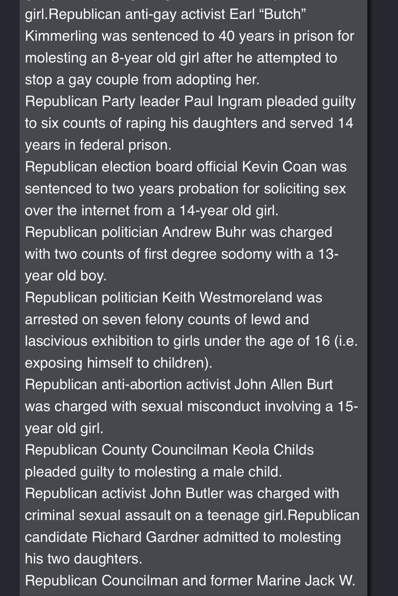 4632-Republican director of the “Young Republican Federation” Nicholas Elizondo molested his 6-year old daughter and was sentenced to six years in prison.…Q