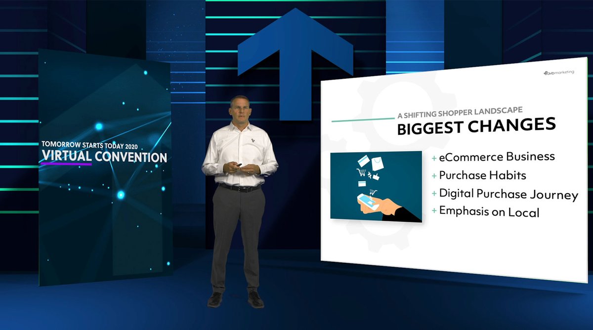 As AVB’s CMO John White noted during his keynote, the pandemic, with all its lockdowns, quarantines &amp; store closures, has pushed online migration into overdrive, making it imperative for dealers to offer selling sites that are robust, engaging &amp; fast. bit.ly/JW2020Conv