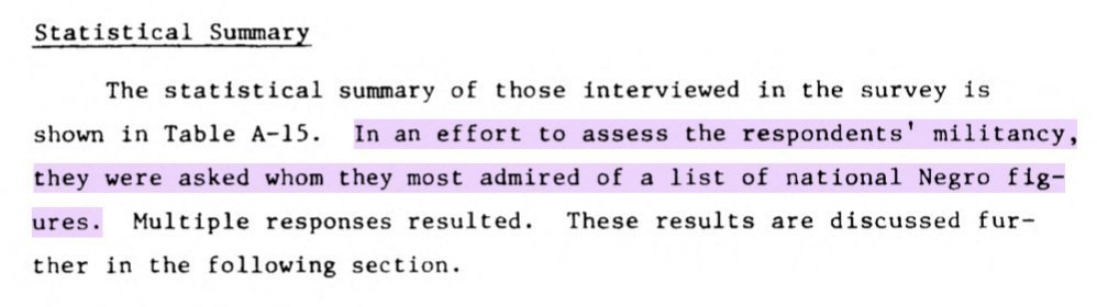 The RAND spooks also had Cosby on their radar. In "Sources of Info in the Ghetto," a survey conducted for their cable report, they measured a target population's "militancy" by admiration levels for Cosby contrasted with militants like Stokely Carmichael and H. Rap Brown. 50/