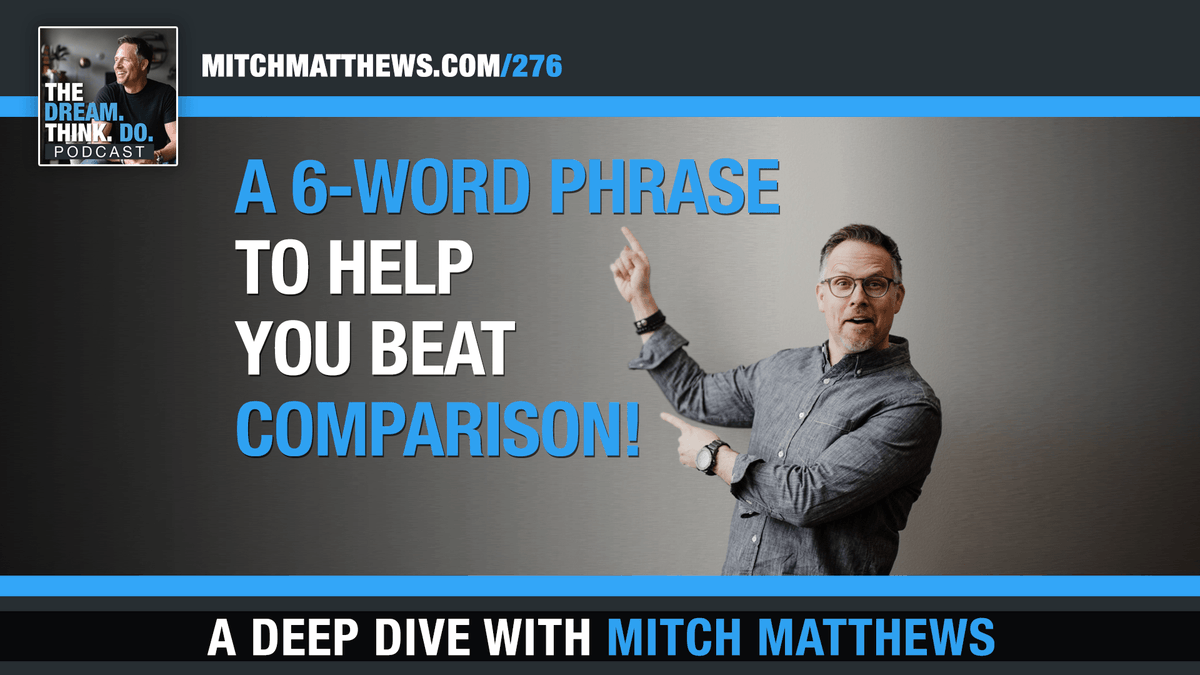 The “Comparison Trap” kills dreams and big ideas.  Here’s what to do to beat it! buff.ly/3j9lrwd