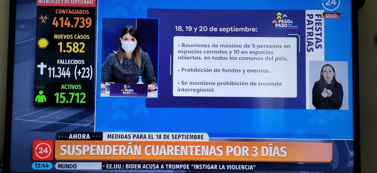 DrKong911's tweet image. Se LEVANTA LA CUARENTENA pal 18 x 3 dias

Les digo la firme: 
- Si nos lanzamos y abunda contagio, adiós el Plebiscito, corta.

Así que pa celebrar hay que #FondearEnCasa, grupos chicos y seguros. 

Está la pelota en nuestras manos, si cae nos culparán a nosotres. 
#SeamosVivitos