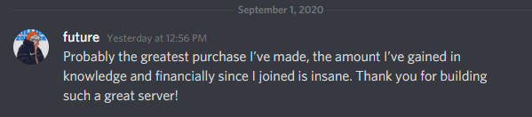 MrFourToEight's tweet photo. It's not about the $ its about the %. At the end of the day, I put in 70-80 hours of work each week to provide value to my followers and community.
These kind of messages keep me driven! LET'S EAT 💪🔥 #StockVIP https://t.co/Lx6bQwVa3G