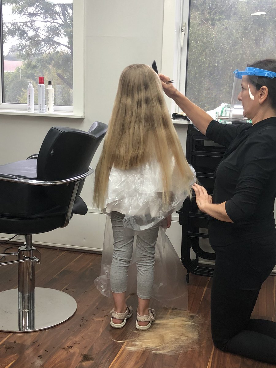 hbilly1990's tweet photo. I never thought I would see the day she agrees to have her lovely hair cut!! Ready for yr2 6inches lighter!!! https://t.co/qdvl3Y7BzC