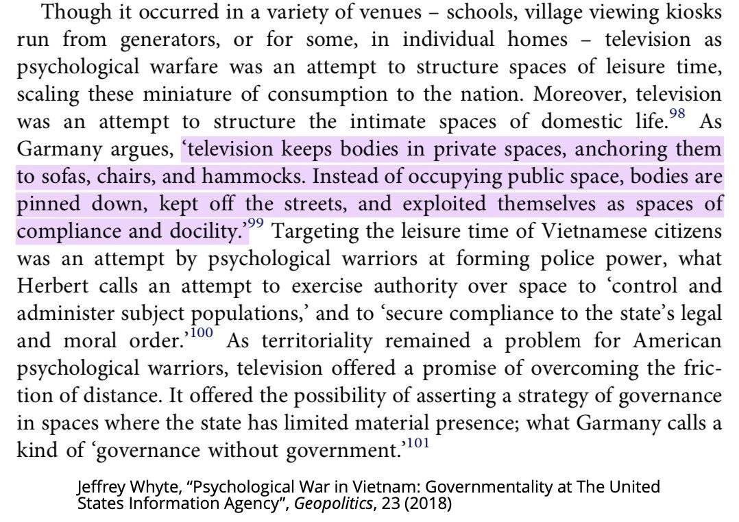 The aim of Klein's taunts was demoralization and defeatism. As Klein and fellow crooks and spooks mobilized to pacify the ghetto, he crowed: "Make no mistake you are hooked, chained, or otherwise enslaved by your vice." Klein counseled surrender to a fait accompli. 63/