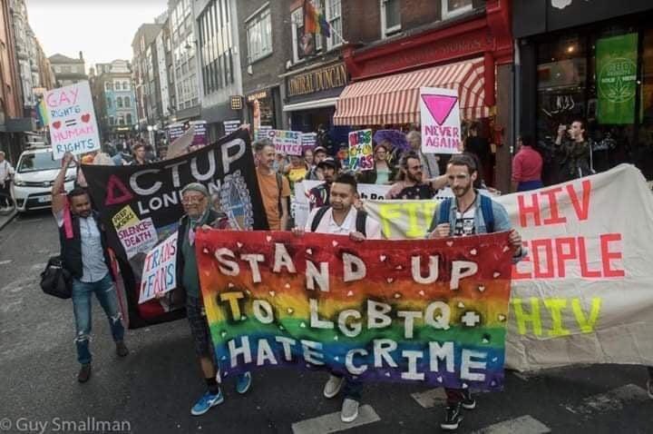 UpLgbtq's tweet photo. Join us for a SolidarityDouble-Demo this Saturday

 Find us by looking for our banner (picture attached)!

1) Queers of the World Unite – Rainbow Walk for Poland.
 https://t.co/0L5oNk0Qn8 https://t.co/28oBRIBRBk