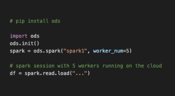issuefreaks's tweet image. I made the Spark Serverless service that you can start in only 3 lines of code 🪄. Simplified from the first version a few weeks ago 30+ lines to start.
Check this out github.com/open-datastudi…
What do you think? 😃
#DataScience #MachineLearning