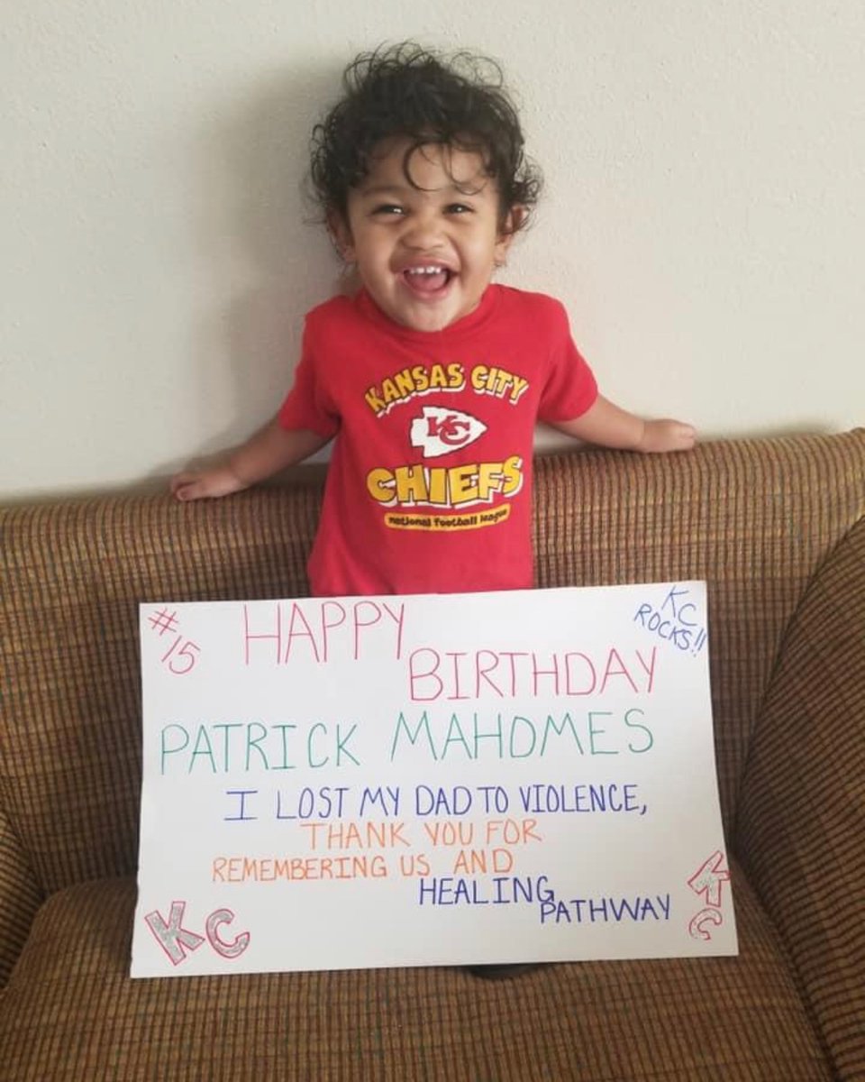 Healing Pathway Victim Service Agency (@healingpthwaykc) on Twitter photo The children of <a href="/HealingPthwayKC/">Healing Pathway Victim Service Agency</a> are excited to thank & wish <a href="/PatrickMahomes/">Patrick Mahomes II</a> a happy birthday on the upcoming <a href="/15andMahomies/">15 and the Mahomies</a> charitable event. Healing Pathway thanks <a href="/PatrickMahomes/">Patrick Mahomes II</a> for remembering the smallest co-victims of homicide in our community.
healingpathwaykc.org The children of <a href="/HealingPthwayKC/">Healing Pathway Victim Service Agency</a> are excited to thank & wish <a href="/PatrickMahomes/">Patrick Mahomes II</a> a happy birthday on the upcoming <a href="/15andMahomies/">15 and the Mahomies</a> charitable event. Healing Pathway thanks <a href="/PatrickMahomes/">Patrick Mahomes II</a> for remembering the smallest co-victims of homicide in our community.
healingpathwaykc.org
