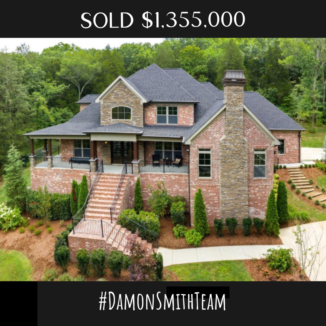 Home was listed previously by a different Realtor for $100,000 less than we closed on it for yesterday!! Needless to say these are some happy and satisfied sellers.  Thank you for your trust in me as your #Realtor. #MoneyMatters #DamonSmithTeam #CompassRealEstate #Brentwood